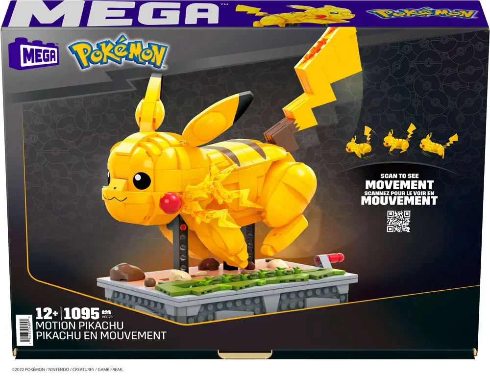 Pokémon Mega Construx Construction Set Motion Pikachu termékfotó