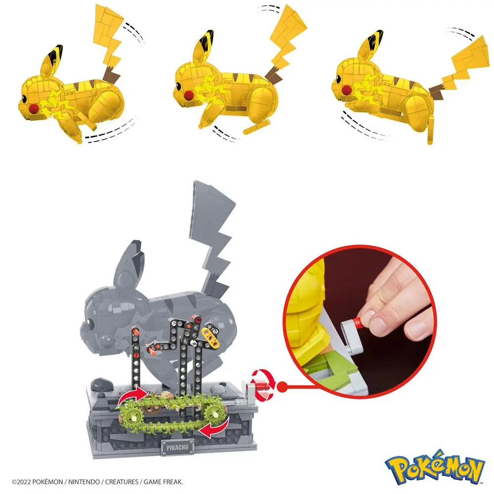 Pokémon Mega Construx Construction Set Motion Pikachu product photo