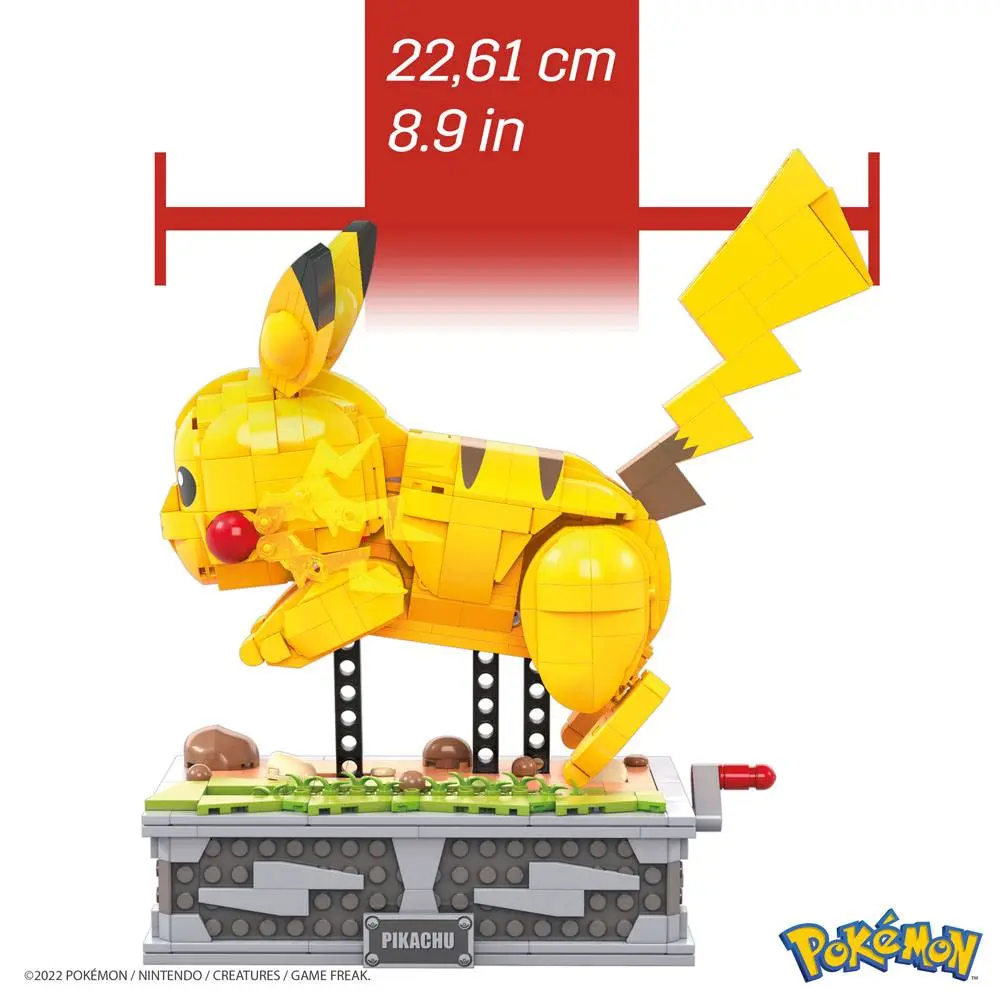 Pokémon Mega Construx Construction Set Motion Pikachu termékfotó