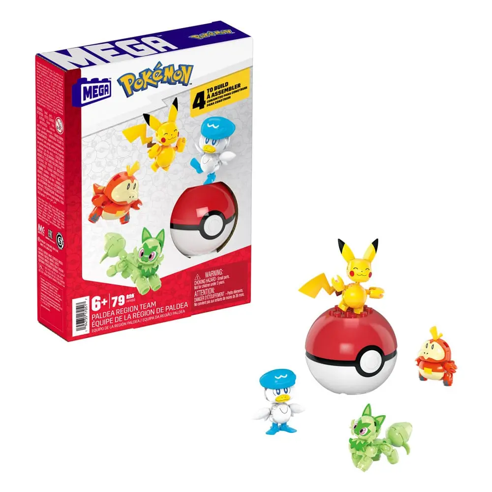 Pokémon Mega Construx Construction Set Paldea Region Team termékfotó