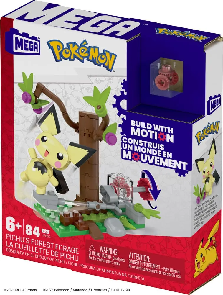 Pokémon Mega Construx Construction Set Pichu's Forest Forage termékfotó