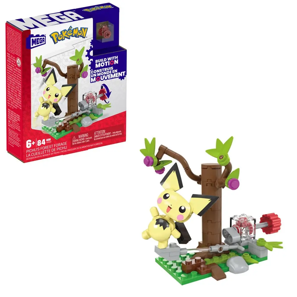 Pokémon Mega Construx Construction Set Pichu's Forest Forage termékfotó