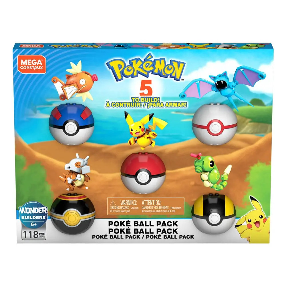 Pokémon Mega Construx Construction Set Poké Ball Pack product photo