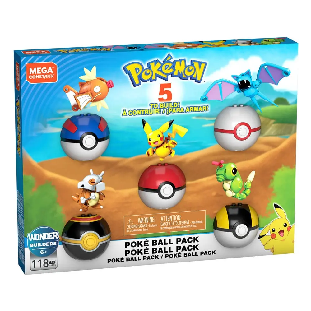 Pokémon Mega Construx Construction Set Poké Ball Pack product photo