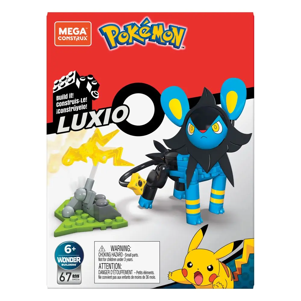 Pokémon Mega Construx Wonder Builders Construction Set Luxio 10 cm product photo