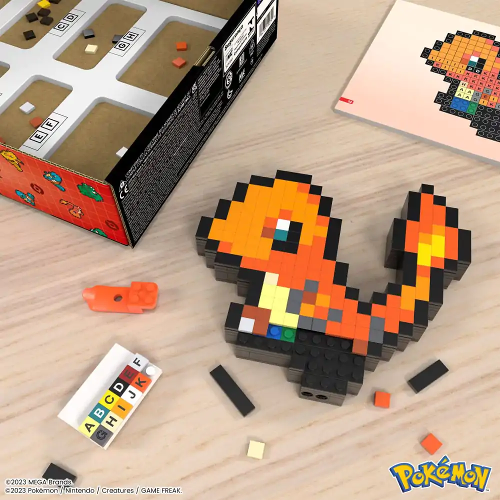 Pokémon MEGA Construction Set Charmander Pixel Art product photo