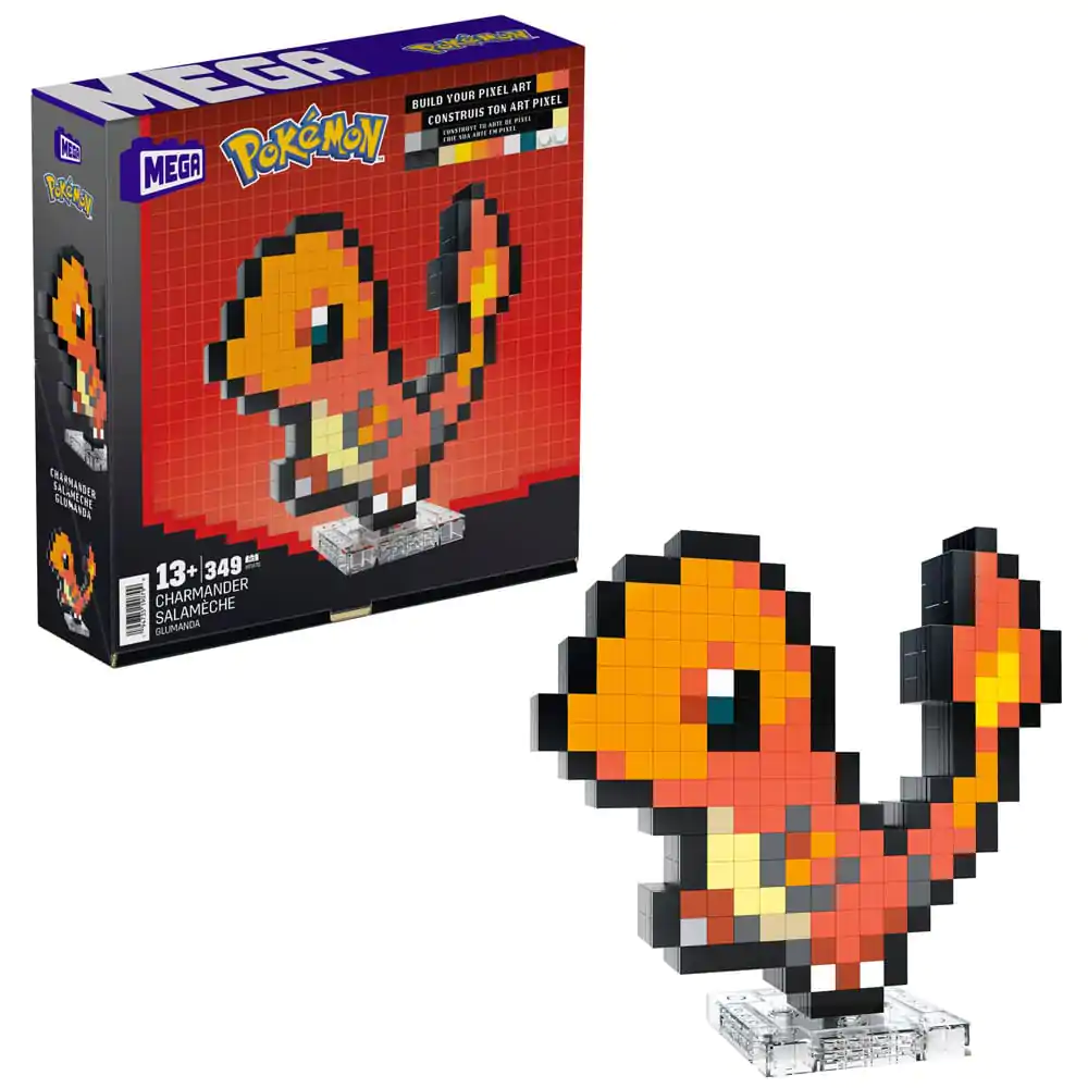 Pokémon MEGA Construction Set Charmander Pixel Art product photo