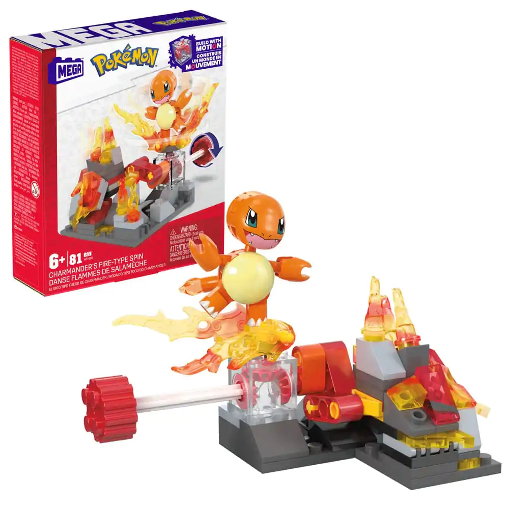 Pokémon MEGA Construction Set Charmander's Fire-Type Spin termékfotó