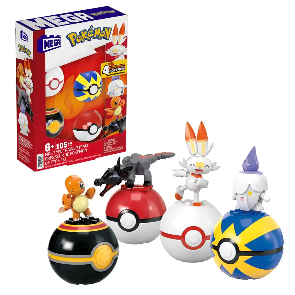 Pokémon MEGA Construction Set Fire-Type Trainer Team product photo