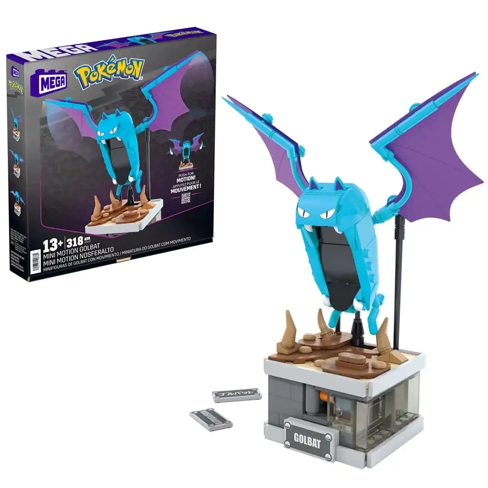 Pokémon MEGA Construction Set Mini Motion Golbat termékfotó