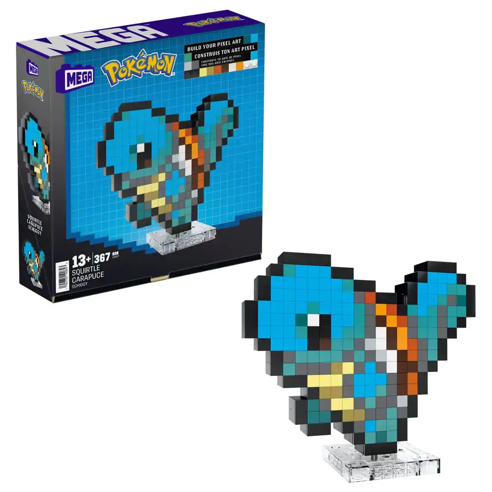 Pokémon MEGA Construction Set Squirtle Pixel Art termékfotó