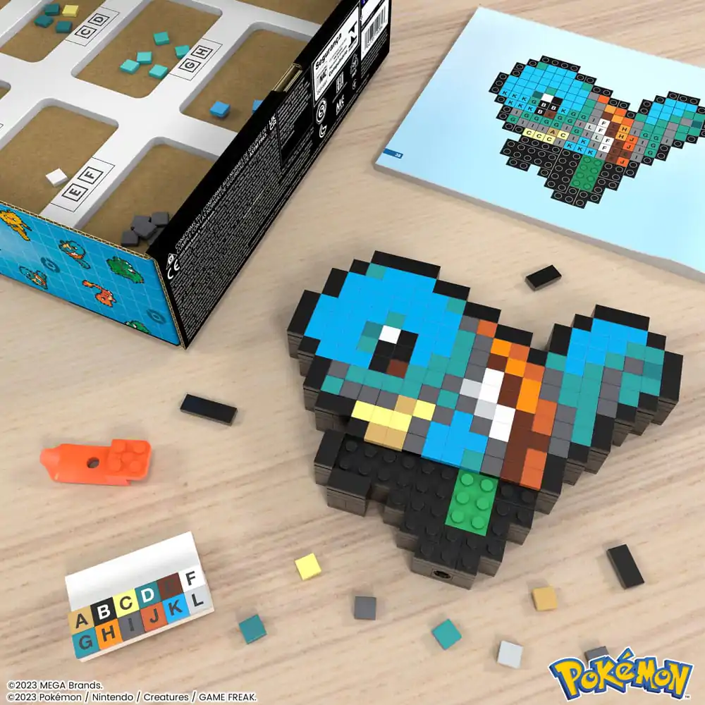 Pokémon MEGA Construction Set Squirtle Pixel Art termékfotó