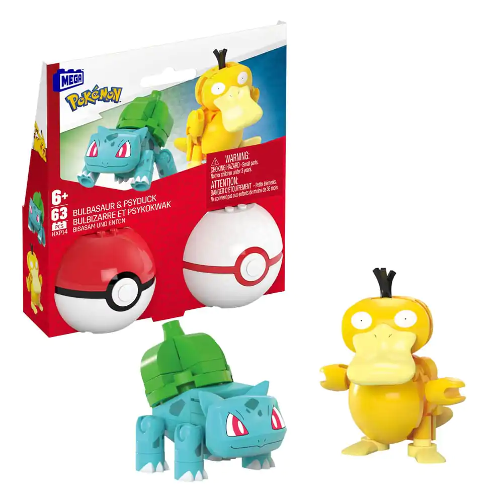 Pokémon MEGA Construction Set Poké Ball Collection: Bulbasaur & Psyduck termékfotó