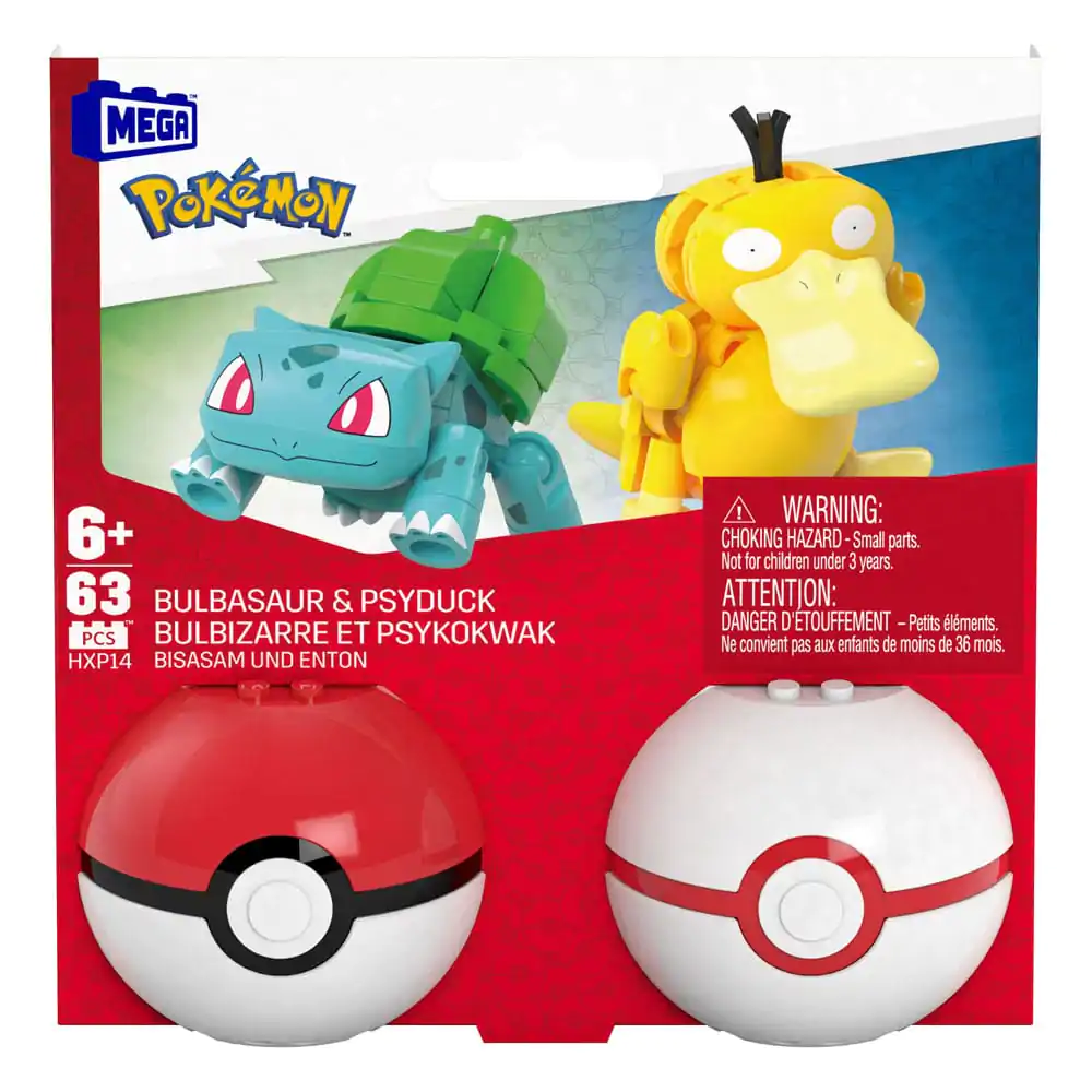 Pokémon MEGA Construction Set Poké Ball Collection: Bulbasaur & Psyduck termékfotó