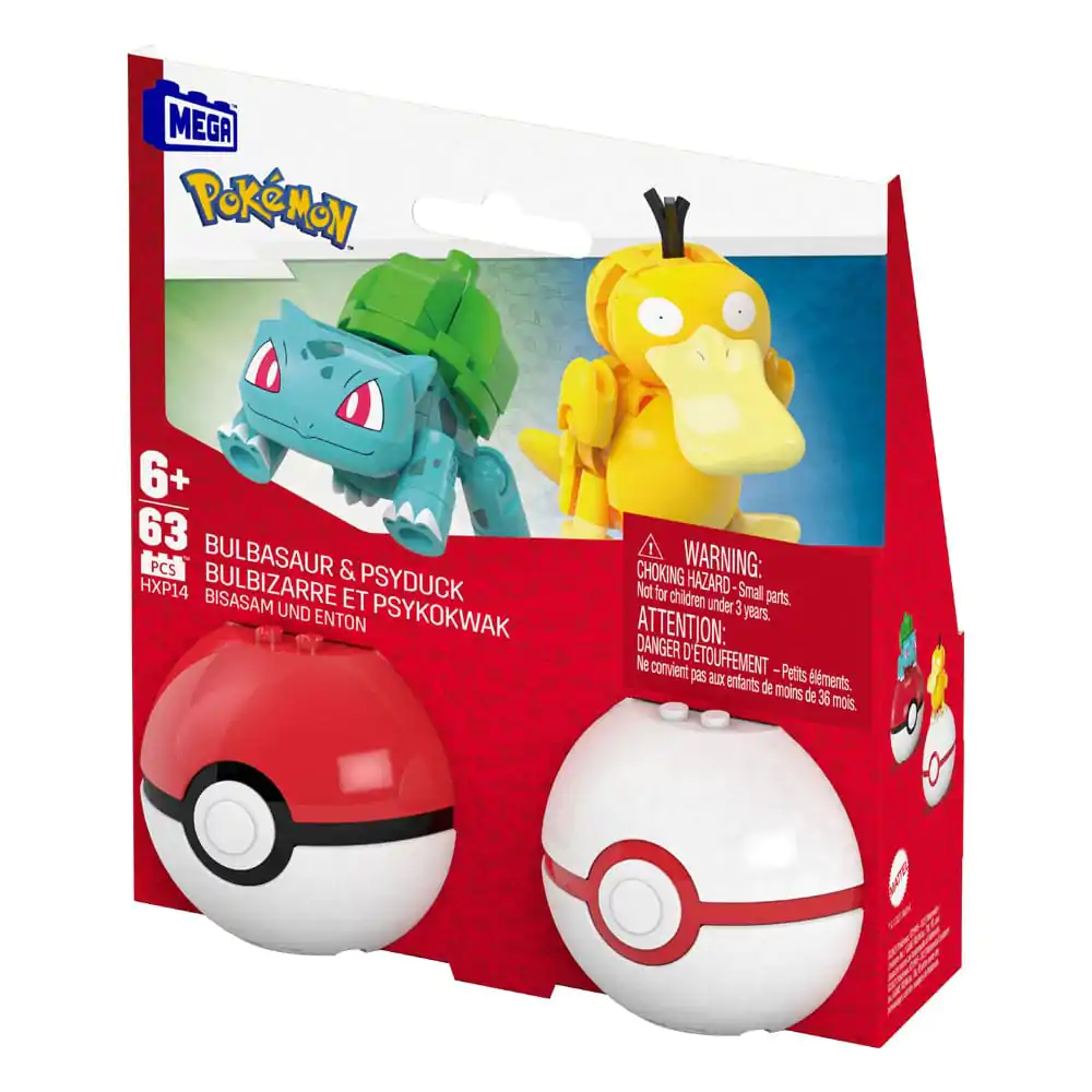 Pokémon MEGA Construction Set Poké Ball Collection: Bulbasaur & Psyduck termékfotó