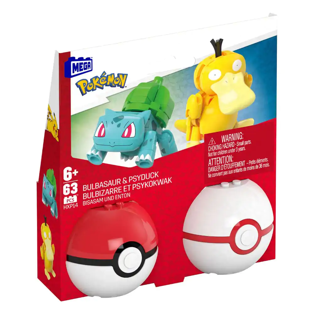 Pokémon MEGA Construction Set Poké Ball Collection: Bulbasaur & Psyduck termékfotó