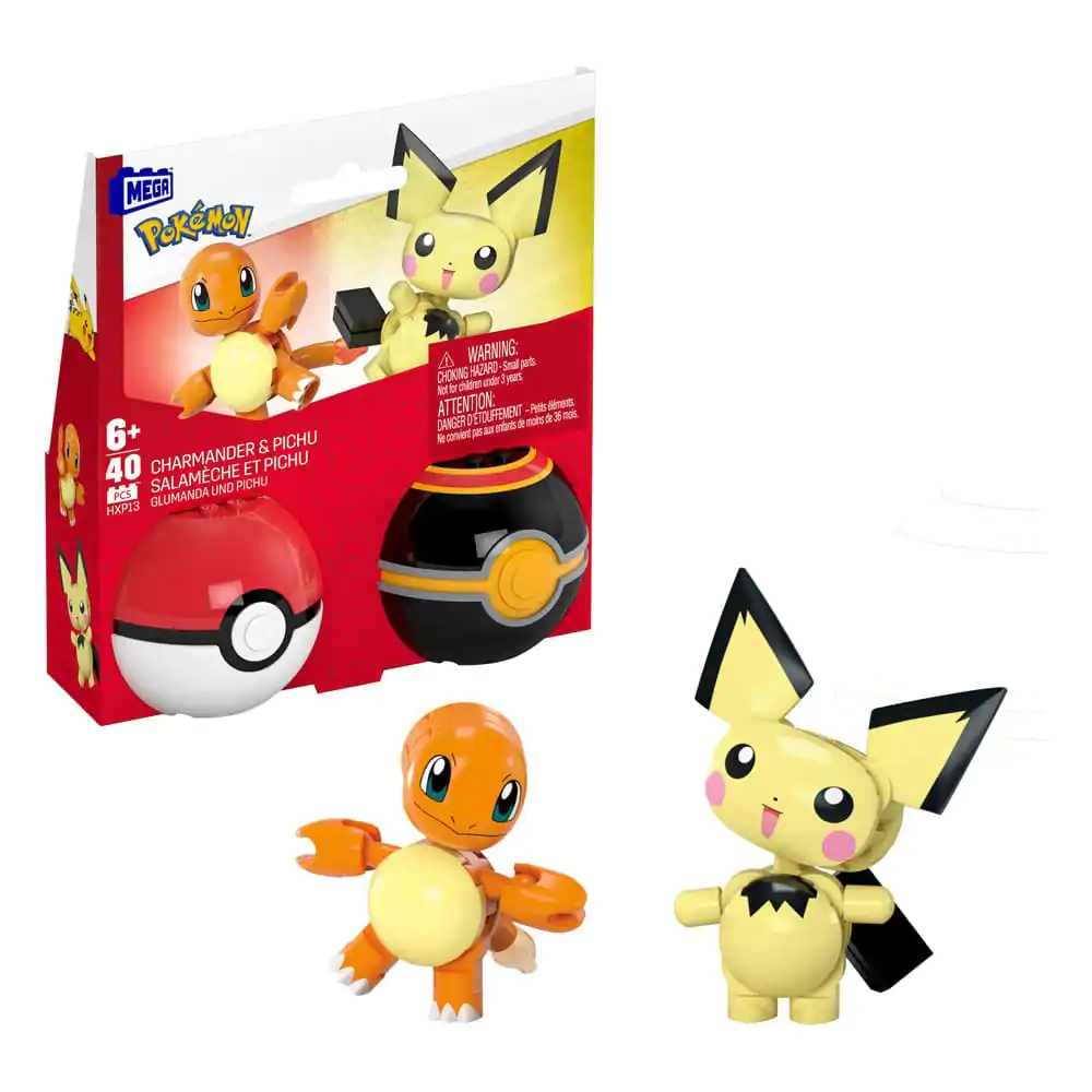 Pokémon MEGA Construction Set Poké Ball Collection: Charmander & Pichu termékfotó