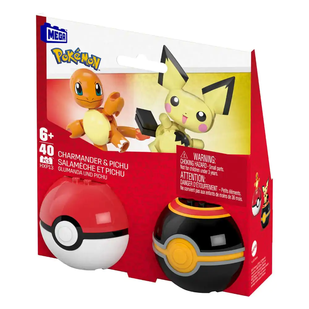 Pokémon MEGA Construction Set Poké Ball Collection: Charmander & Pichu product photo