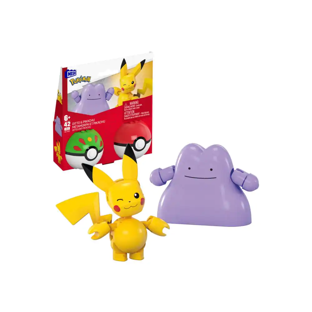 Pokémon MEGA Construction Set Poké Ball Collection: Pikachu & Ditto termékfotó