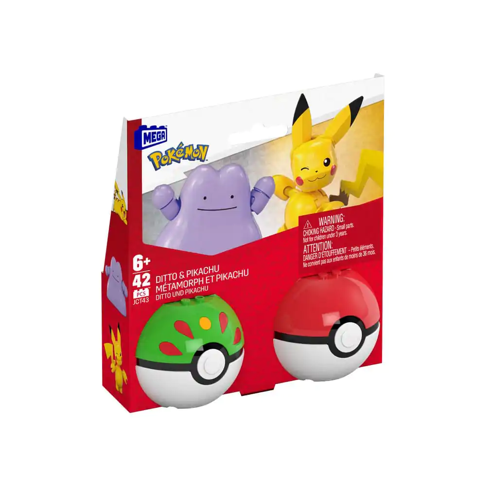 Pokémon MEGA Construction Set Poké Ball Collection: Pikachu & Ditto termékfotó