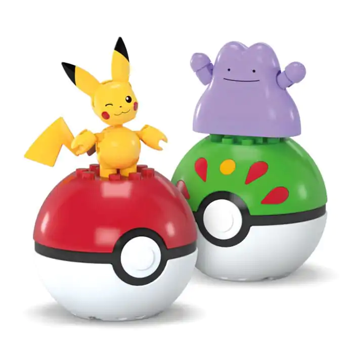 Pokémon MEGA Construction Set Poké Ball Collection: Pikachu & Ditto product photo