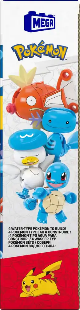 Pokémon MEGA Construction Set Water-Type Trainer Team Building Toy Kit termékfotó