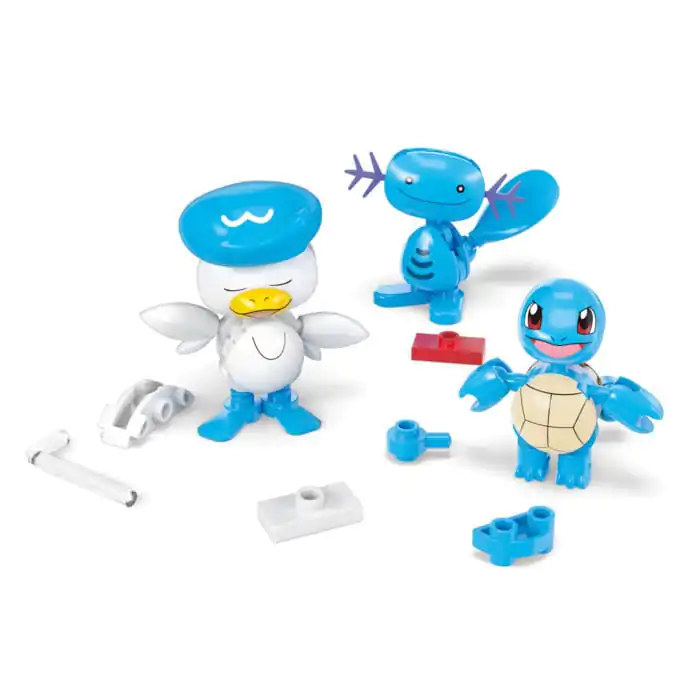 Pokémon MEGA Construction Set Water-Type Trainer Team Building Toy Kit termékfotó