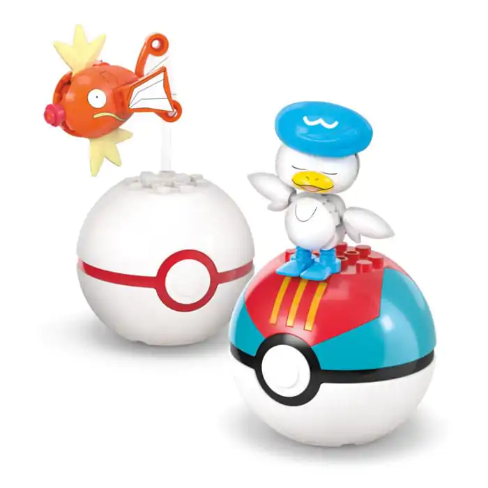 Pokémon MEGA Construction Set Water-Type Trainer Team Building Toy Kit termékfotó