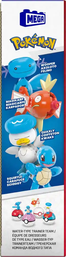 Pokémon MEGA Construction Set Water-Type Trainer Team Building Toy Kit termékfotó