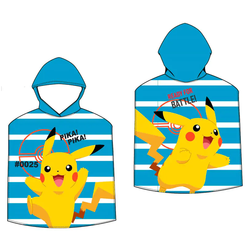 Pokemon microfibre poncho towel product photo