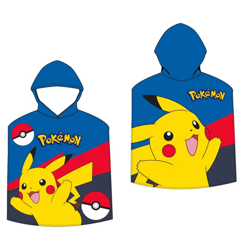 Pokemon microfibre poncho towel termékfotó