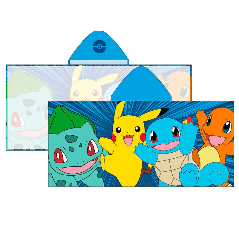 Pokemon microfibre poncho towel termékfotó