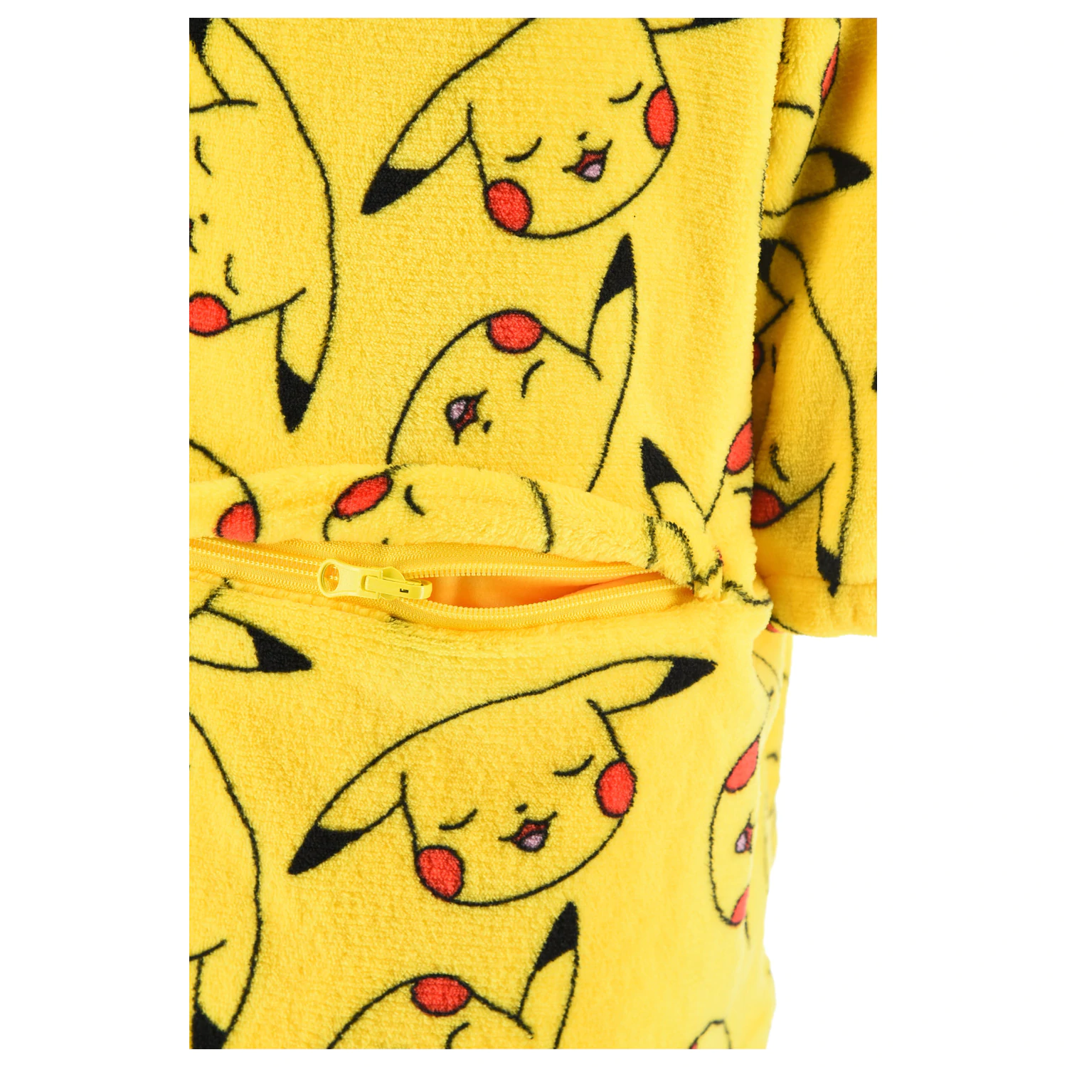 Pokemon Pika Plush Fleece Wearable Blanket Poncho 8 Years / 128 cm product photo