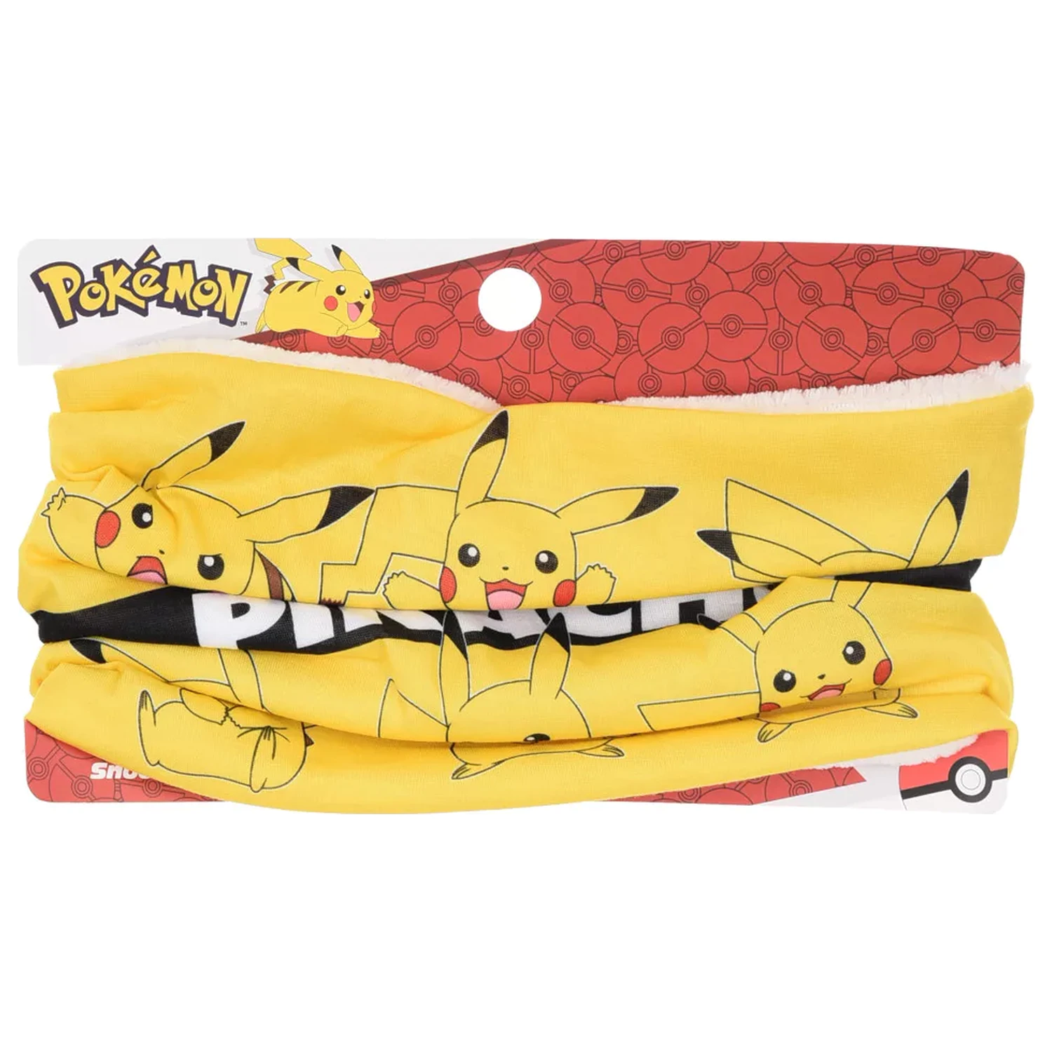 Kids Pokémon Pikachu snood scarf product photo