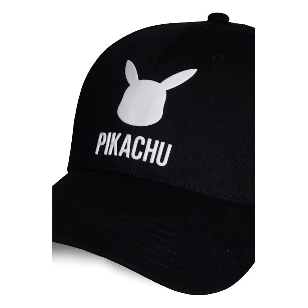 Pokemon Curved Bill Cap Pikachu Black product photo