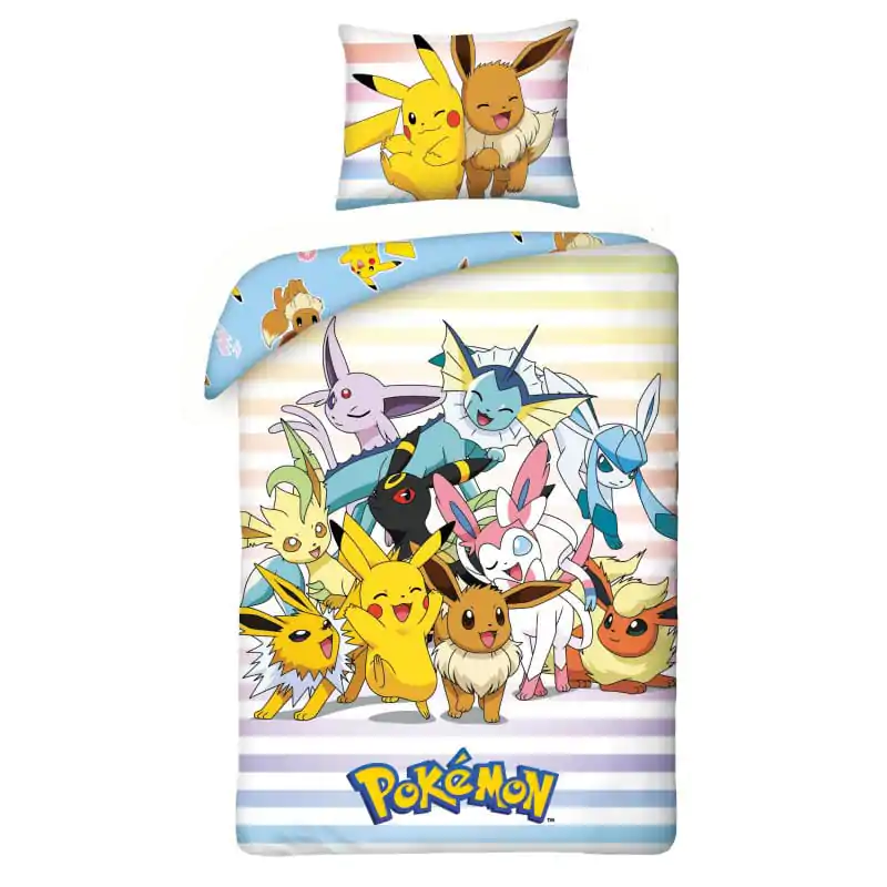 Pokémon Duvet Set Pikachu, Eevee & Friends 140 x 200 cm / 70 x 90 cm termékfotó