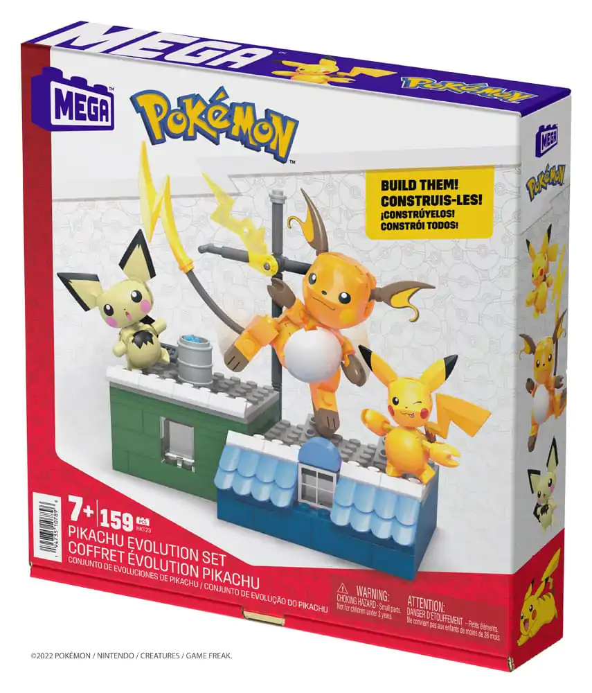 Pokémon MEGA Construction Set Pikachu Evolution Set termékfotó