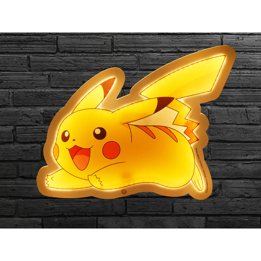 Pokémon LED Wall Lamp Light Pikachu 22 cm termékfotó