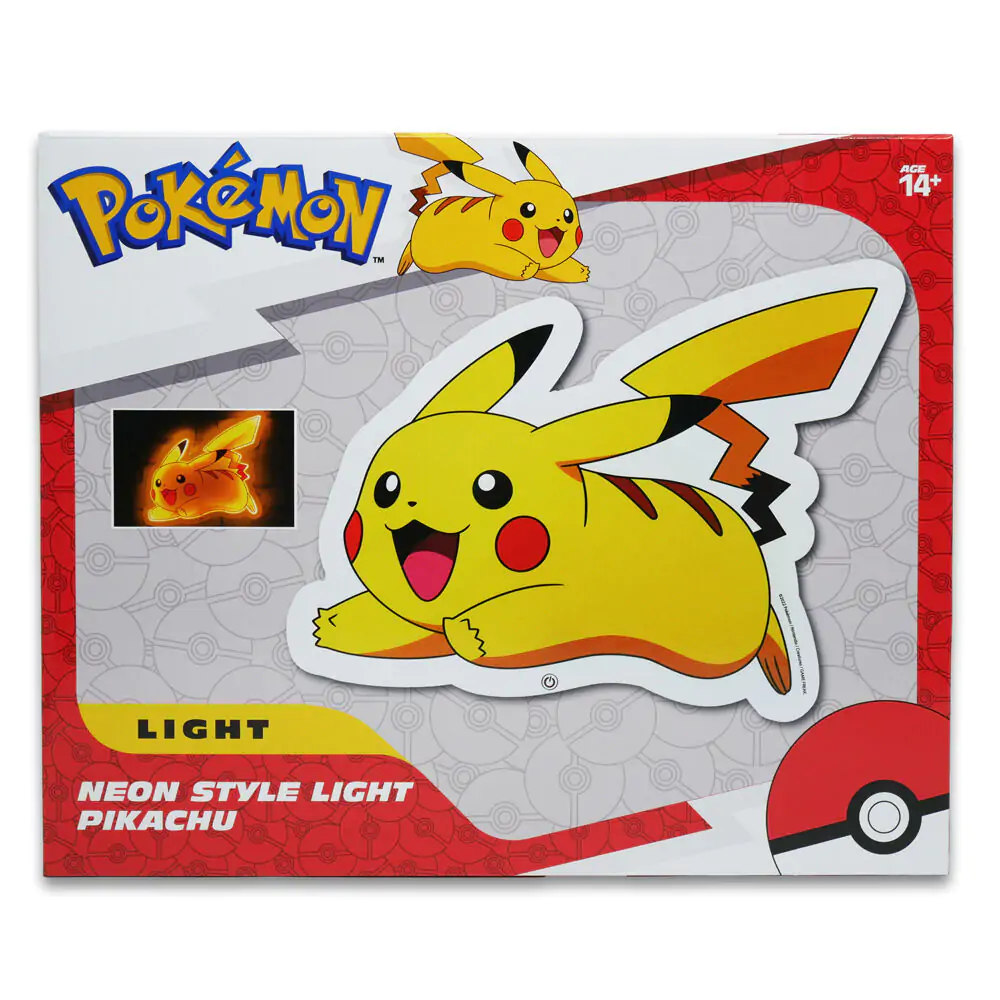 Pokémon LED Wall Lamp Light Pikachu 22 cm termékfotó