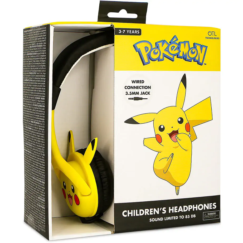 Pokemon Pikachu kids headphones termékfotó