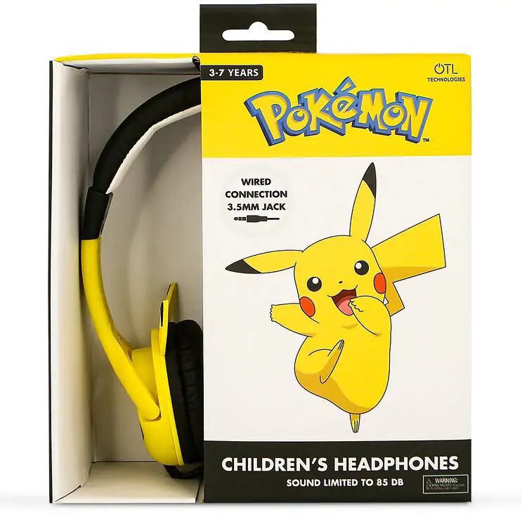 Pokemon Pikachu kids headphones termékfotó