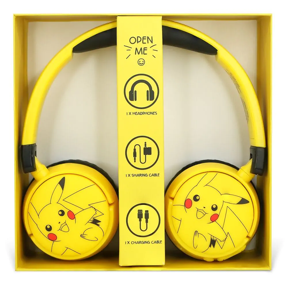 Pokemon Pikachu kids headphones product photo