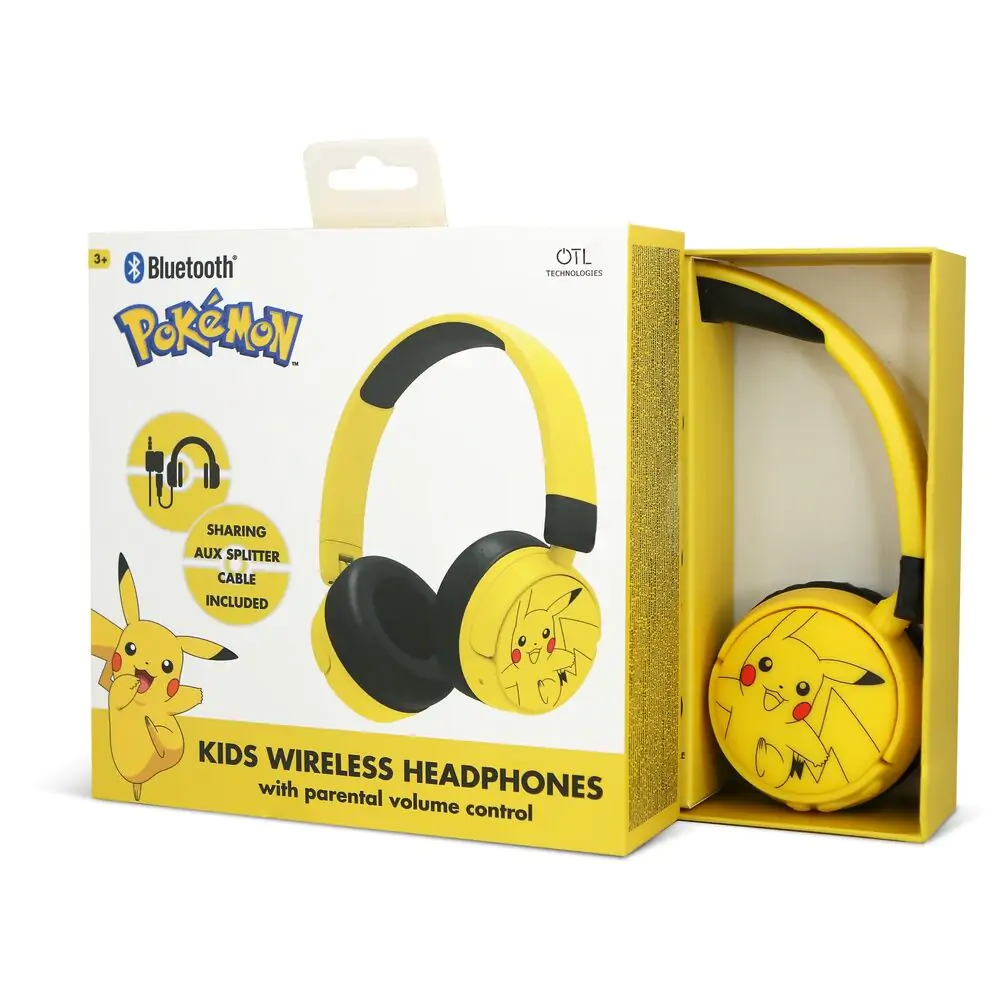 Pokemon Pikachu kids headphones product photo