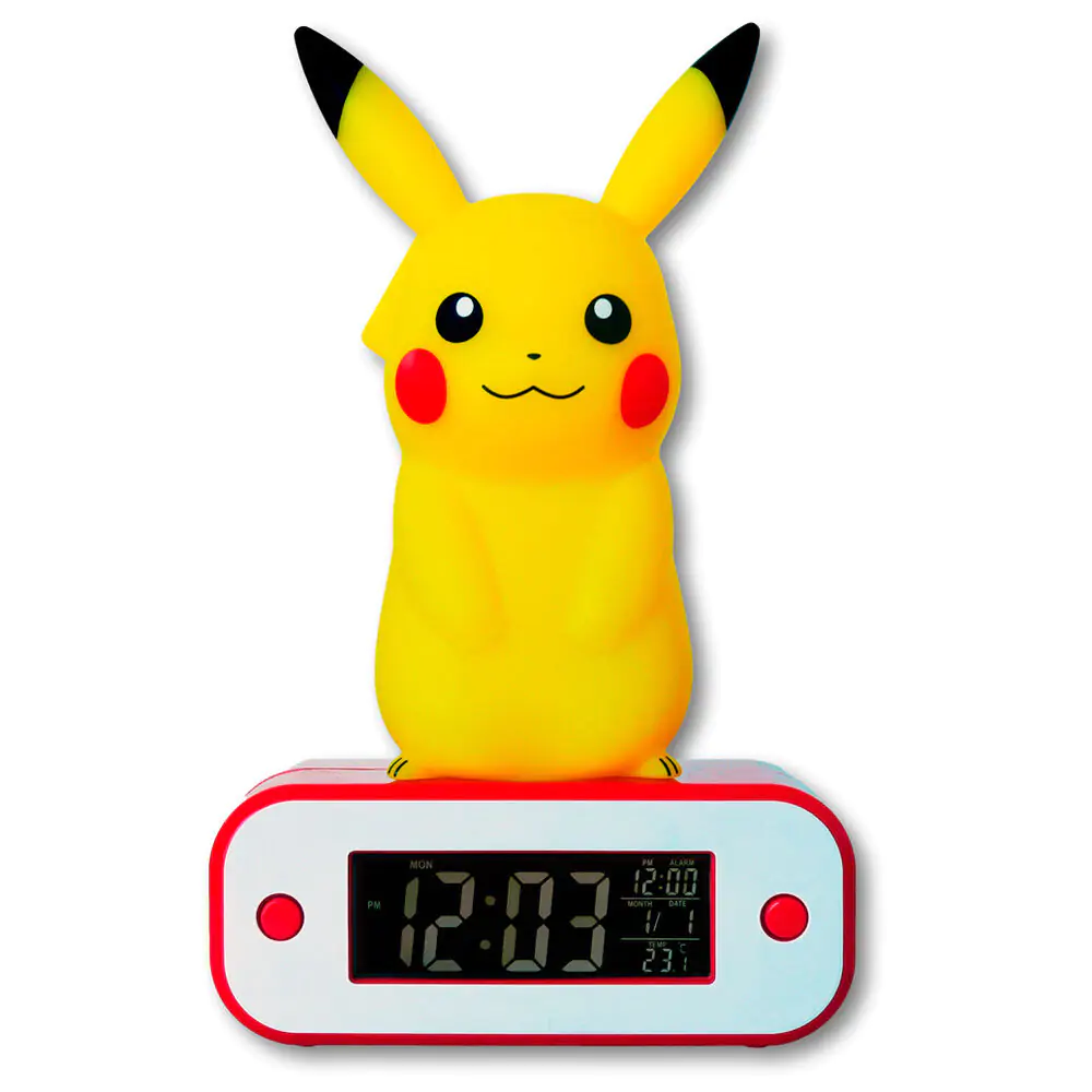 Pokémon Alarm Clock with Light Pikachu 22 cm termékfotó