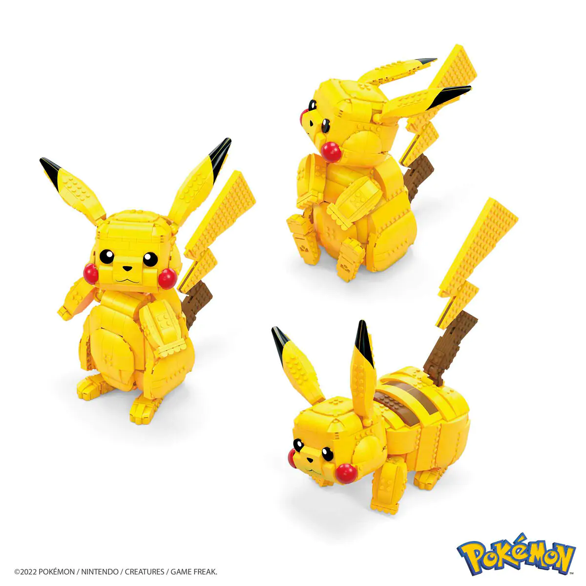 Pokémon Mega Construx Wonder Builders Construction Set Jumbo Pikachu 33 cm termékfotó