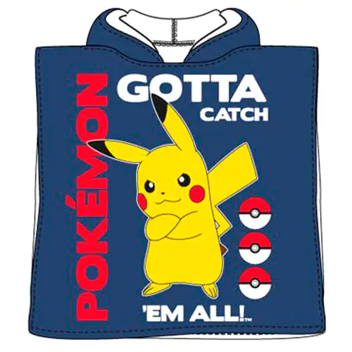 Pokemon Pikachu microfibre poncho towel product photo