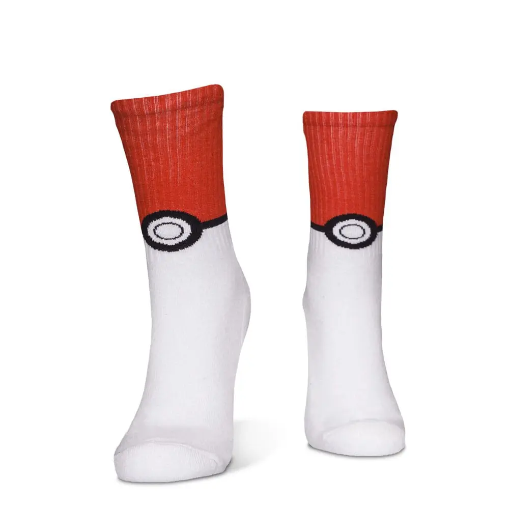 Pokemon Socks 3-Pack Pikachu Pokeball 39-42 product photo