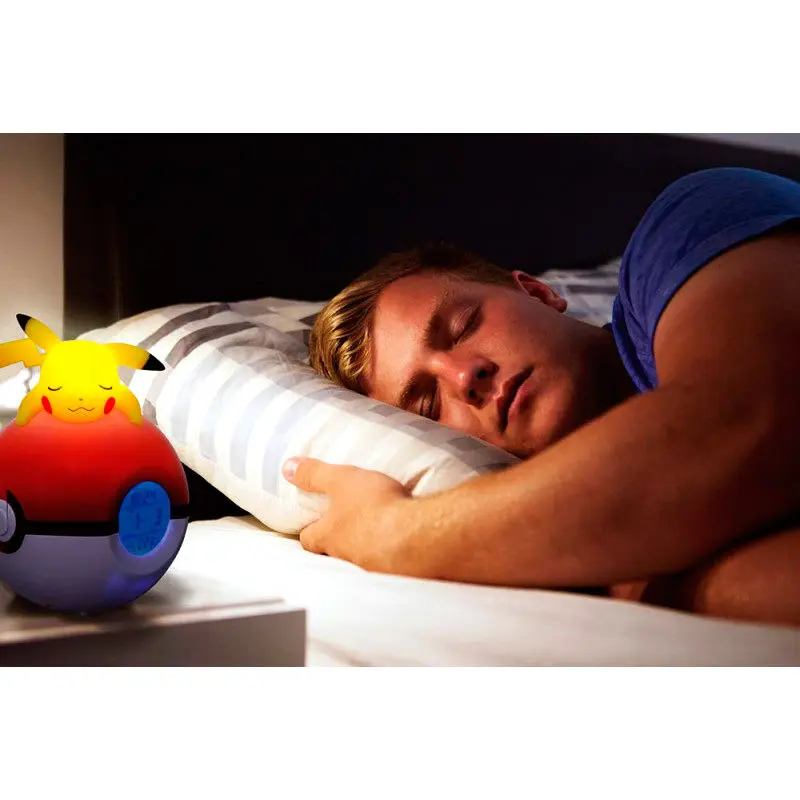 Pokémon Alarm Clock Pokeball with Light Pikachu 18 cm termékfotó