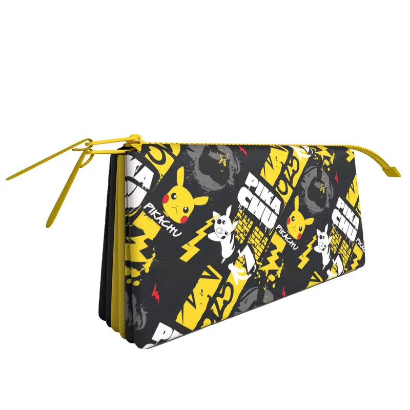 Pokemon Pikachu triple pencil case product photo
