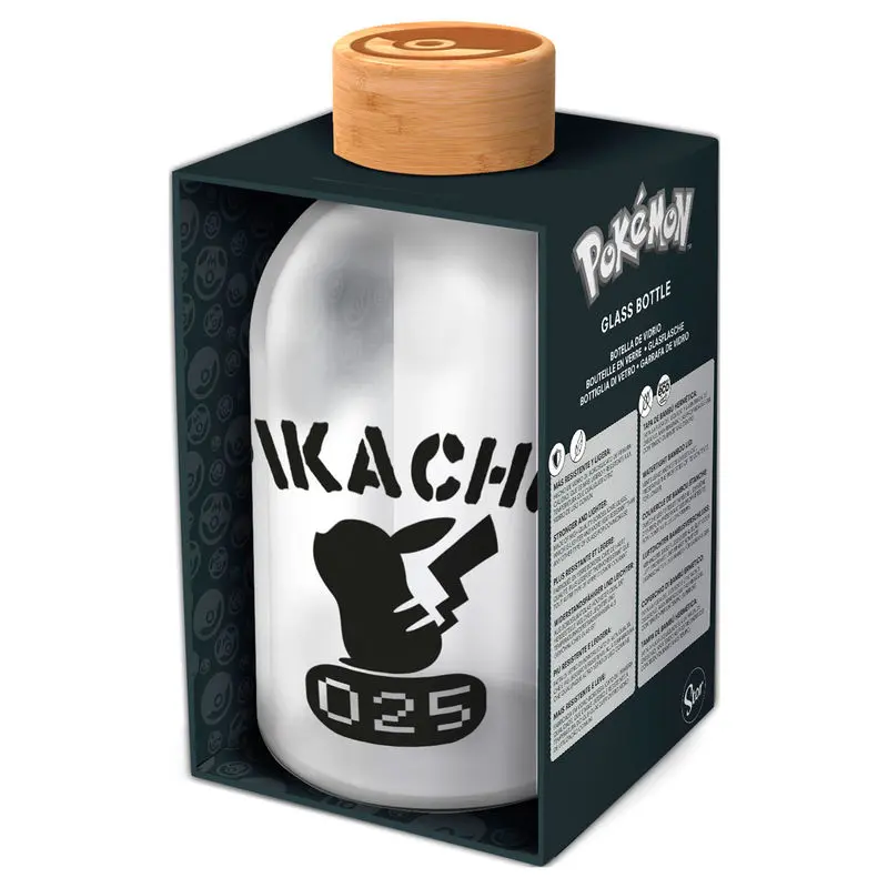 Pokemon Pikachu glass bottle 620ml termékfotó